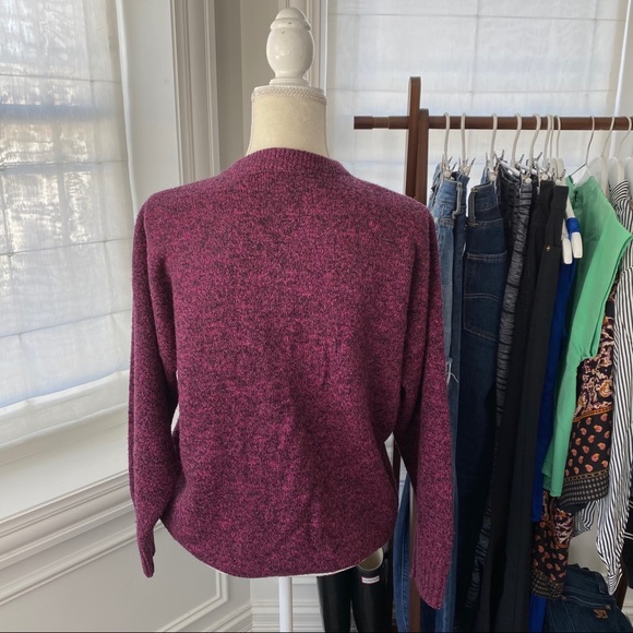 Vintage ❤️ Henley Style Sweater ❤️ Size Large - Picture 5 of 11